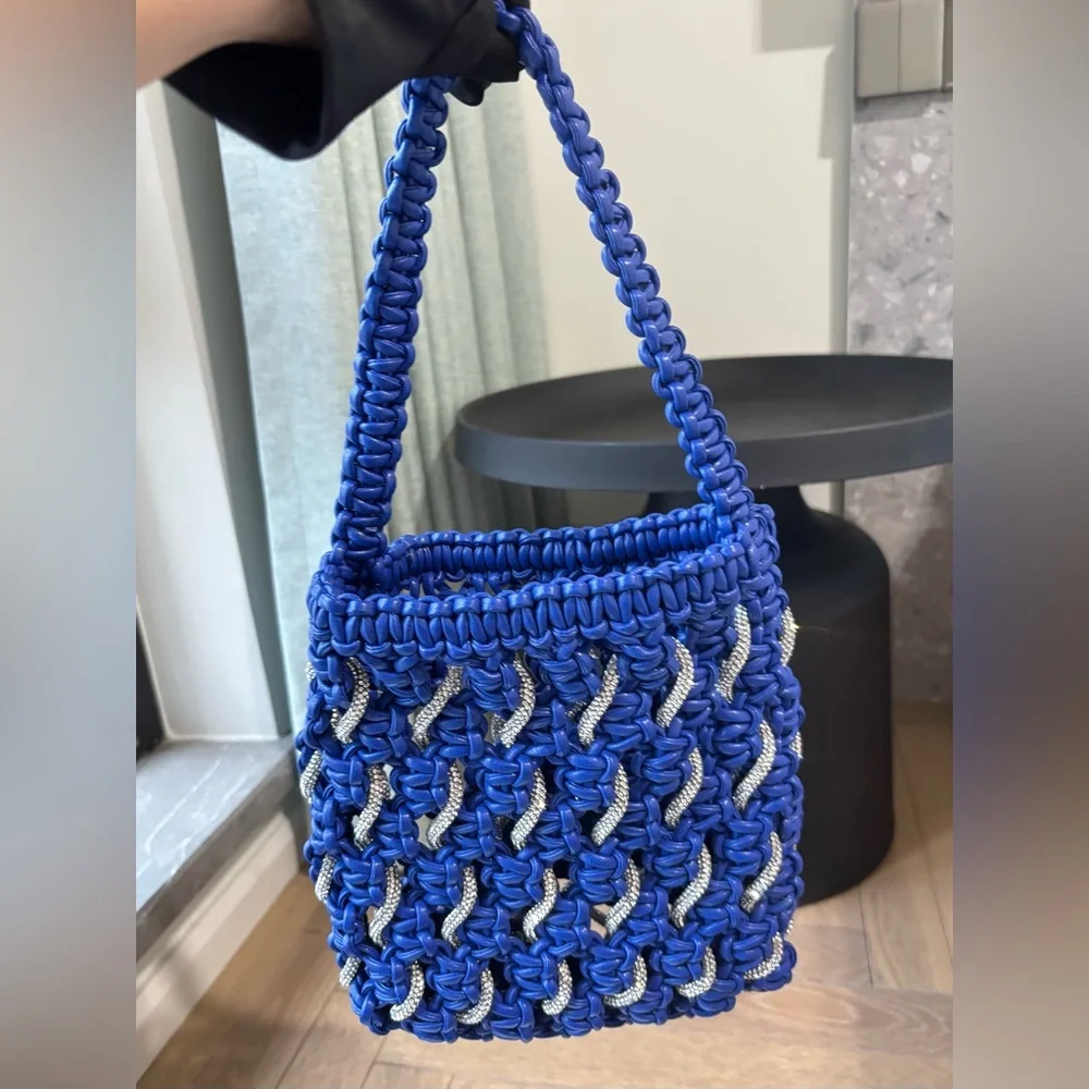 Yuzefi Woven Crystal Tote Bag - Picture 7 of 16